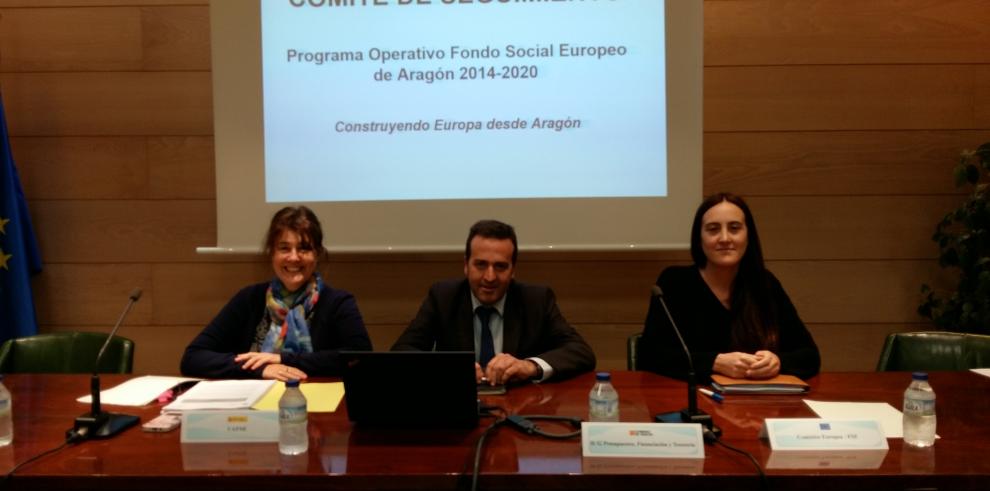 Aragón ha ejecutado ya el 43,4% del Programa Operativo del Fondo Social Europeo 2014-2020