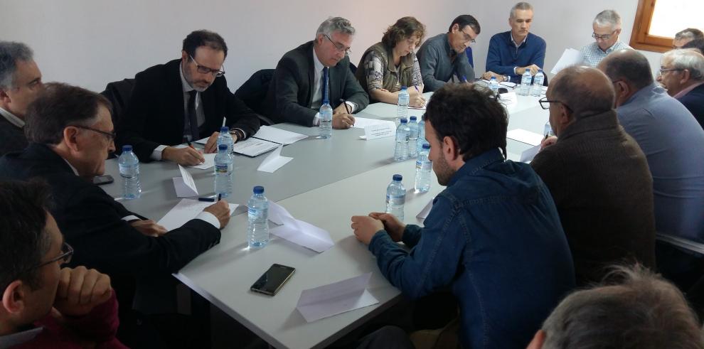 Los consejeros de Desarrollo Rural de Aragón y Navarra abordan la modernización del regadío en la zona comprendida entre Tarazona y Tudela