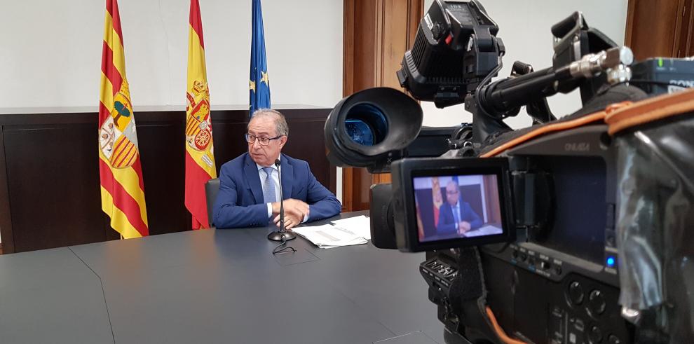 La presión fiscal de los tributos sobre los que Aragón tiene capacidad normativa se mantiene por debajo de la media nacional