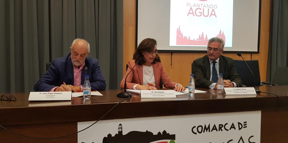 El Gobierno de Aragón se implica con el proyecto “Plantando Agua” en las Cuencas Mineras