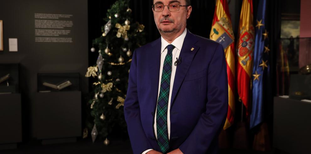 El Presidente de Aragón defiende los logros alcanzados en el estado de bienestar y el crecimiento económico gracias al autogobierno