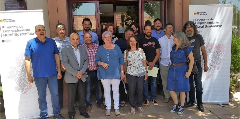 El II Programa de Emprendimiento Rural Sostenible impulsa once nuevos proyectos empresariales en Teruel