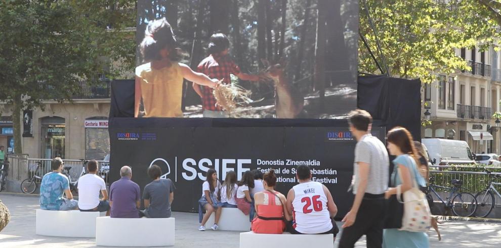 Aragón apuesta por la promoción turística en el Festival de Cine de San Sebastián