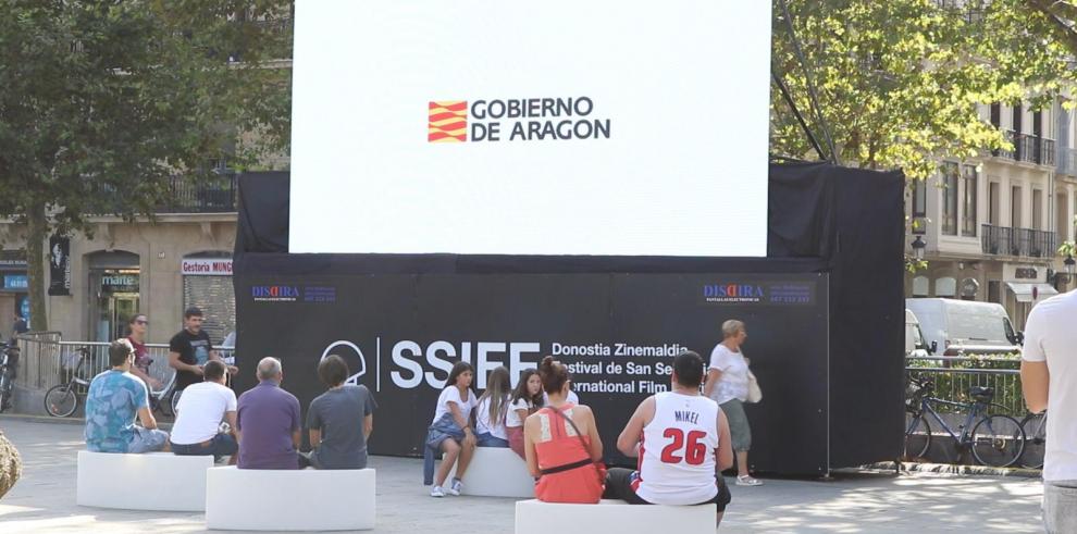 Aragón apuesta por la promoción turística en el Festival de Cine de San Sebastián