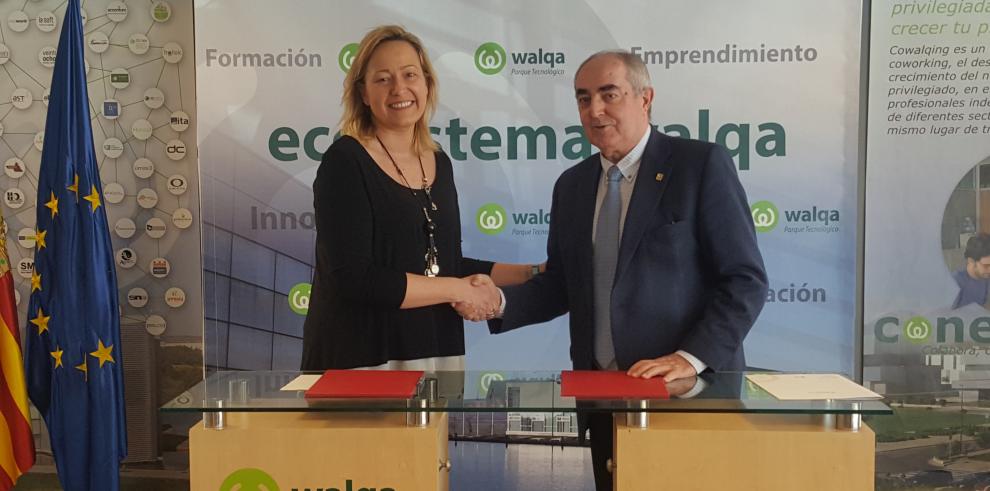 Walqa y la Cámara de Huesca suman fuerzas para estimular y formar a las empresas altoargonesas