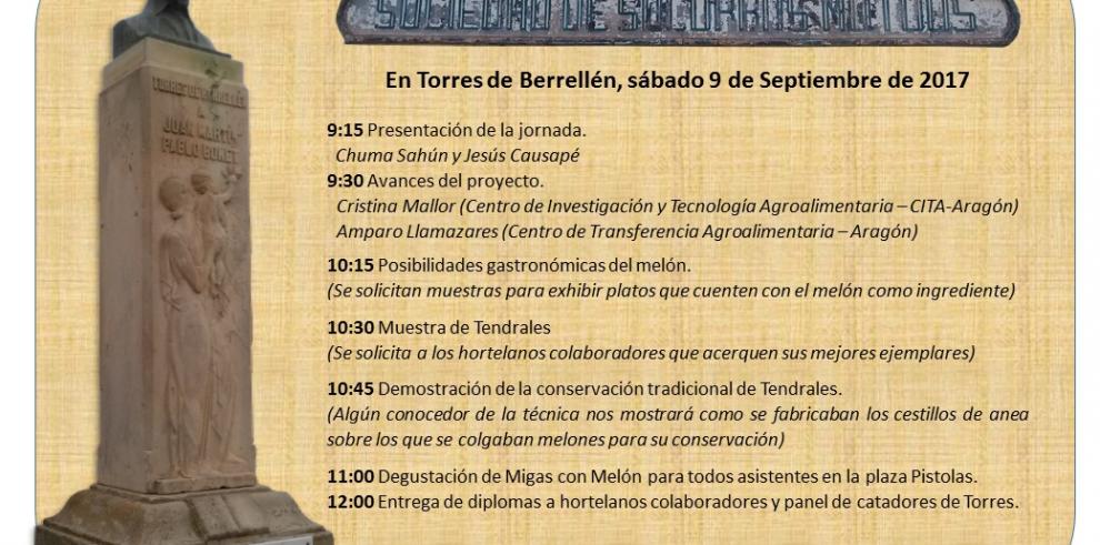 Presentación de los avances para la recuperación del melón de Torres de Berrellén