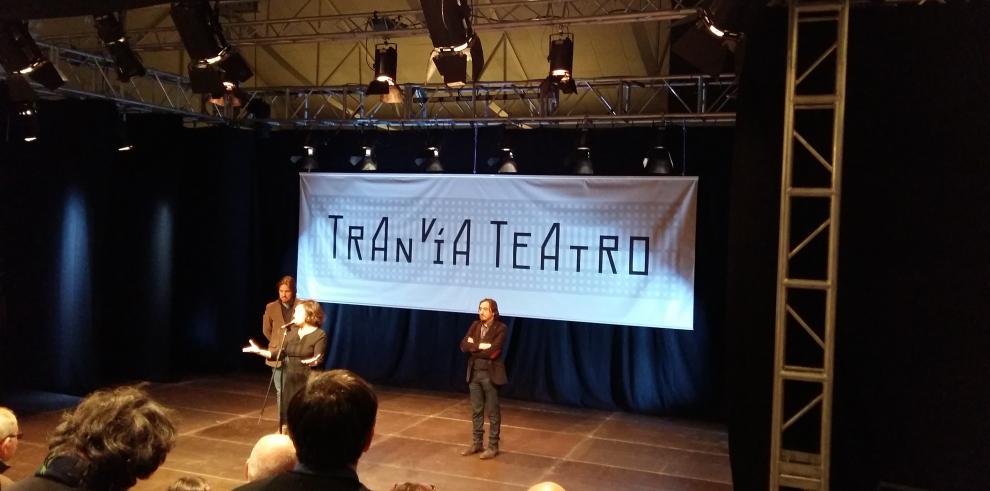 El IAACC Pablo Serrano se transforma en una gran sala para la exposición que celebra los 30 años de Tranvía Teatro 