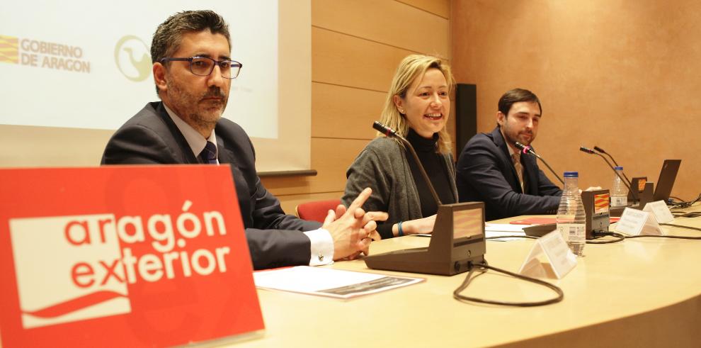 Gastón: “El mejor premio para el Gobierno de Aragón es que las empresas aragonesas se suban al Tren de la Seda”