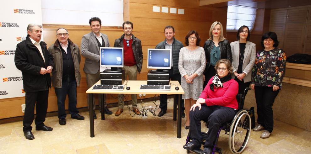 El Gobierno de Aragón colabora en la lucha contra la “brecha digital” cediendo 560 equipos informáticos a entidades sociales