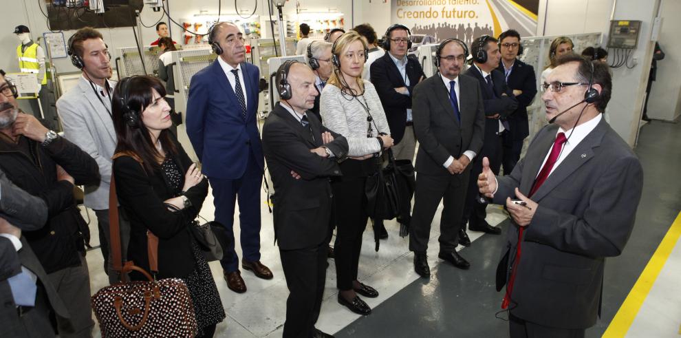  El Presidente de Aragón comparte jornada en GM/Opel España con las empresas galardonadas con el Sello de Oro Aragón Empresa 