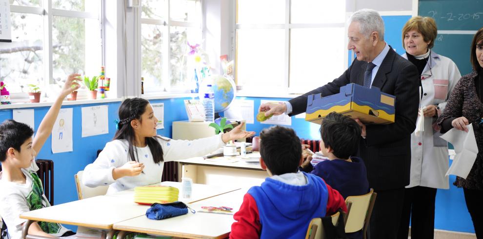 Arranca con éxito la VI edición del Plan de Consumo de Fruta en las escuelas de Aragón