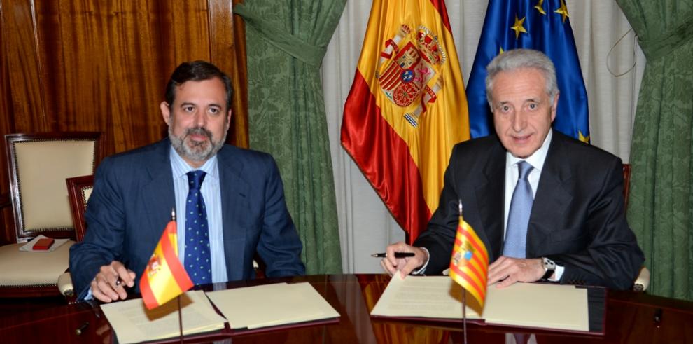 Gobierno de Aragón y Ministerio de Agricultura, Ganadería y Medio Ambiente firman el Protocolo para ejecutar el Plan Integral de Descontaminación del río Gállego