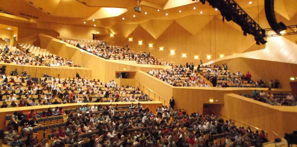 1.900 alumnos aragoneses interpretan un gran concierto en la Sala Mozart de Zaragoza