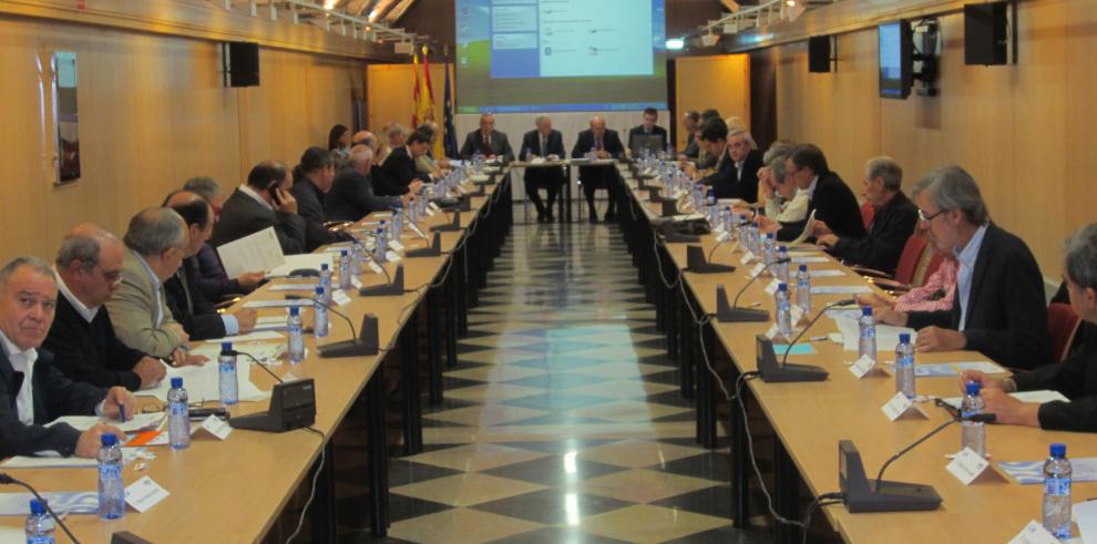 Reunión del Pleno de la Comisión del Agua de Aragón