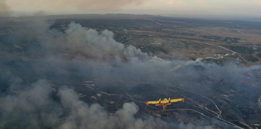 Llamamiento a la prevención ante el alto nivel de riesgo de incendios forestales en Aragón