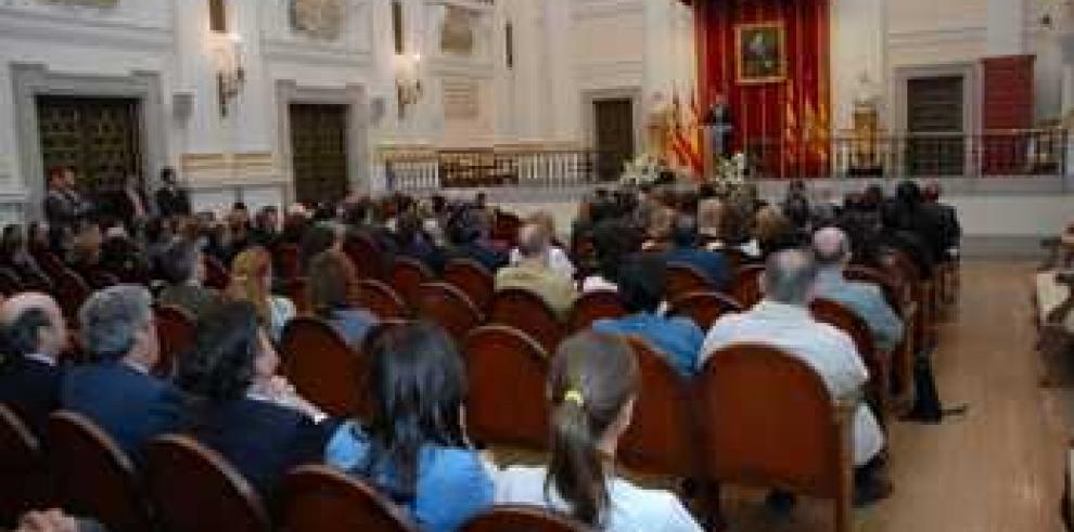 Imagen del acto institucional del Día de Aragón en la Real Academia de San Fernando en Madrid