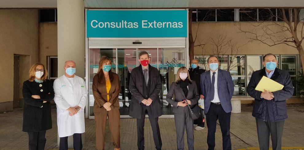 Repollés: “Nuestra voluntad es que el Hospital de Alcañiz sea un centro del siglo XXI, moderno, flexible y  respetuoso con el medio ambiente”