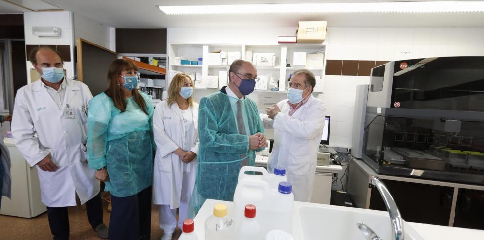 Aragón sigue reforzando su capacidad diagnóstica de COVID-19 con la posibilidad de hacer hasta 5.000 PCR diarias