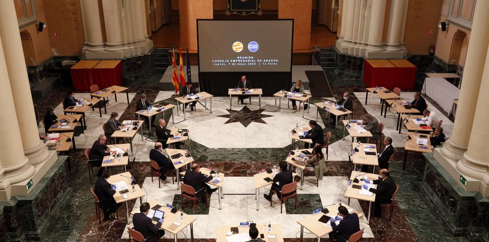 El Gobierno de Aragón y el tejido empresarial aragonés preparan la salida de la crisis sanitaria y económica reforzando sectores y proyectos económicos