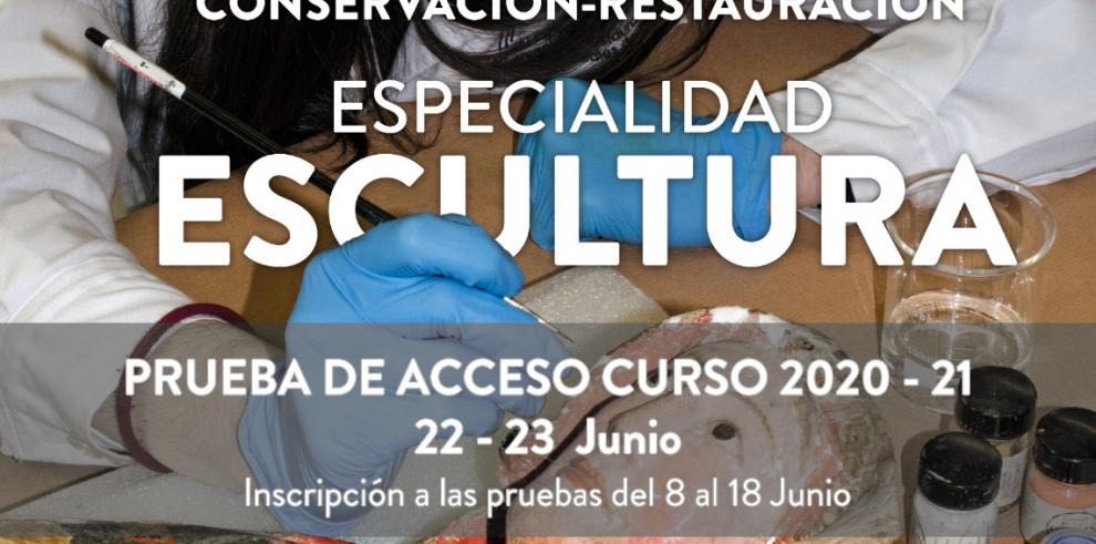 La Escuela de Conservación y Restauración de Huesca abre el periodo de inscripción para las pruebas de acceso