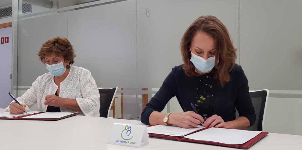 El Departamento de Ciudadanía y la Federación Aragonesa de personas con Alzheimer firman un convenio para apoyar el cuidado integral de pacientes y familiares