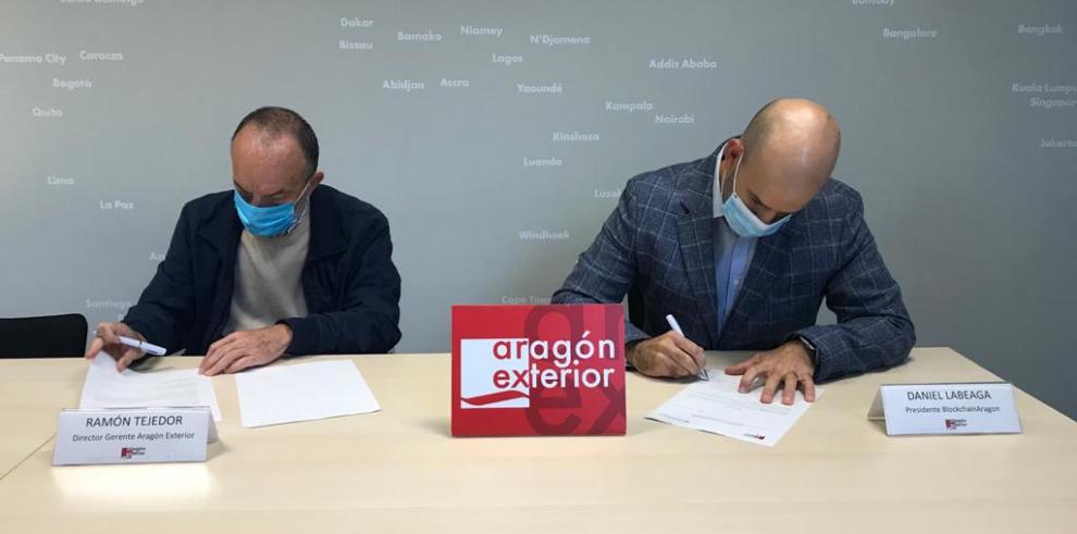 Aragón Exterior firma un acuerdo con BlockchainAragon para fomentar esta tecnología en el comercio exterior