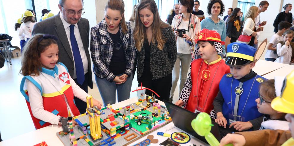 Los valores de la liga Lego sintonizan con las políticas del Gobierno de Aragón que fomentan