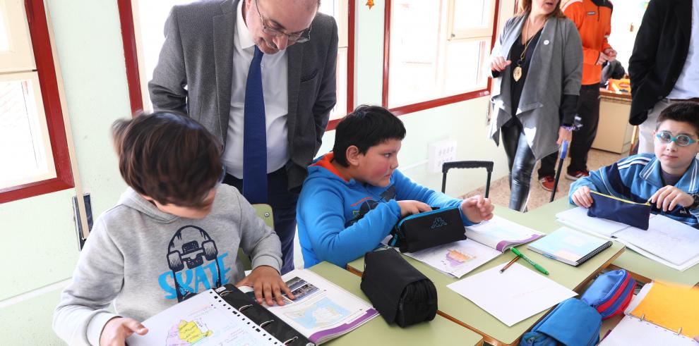 La apuesta del Gobierno por la escuela rural y la educación de 0 a 3 años encuentra en Villarquemado una política efectiva para combatir la despoblación