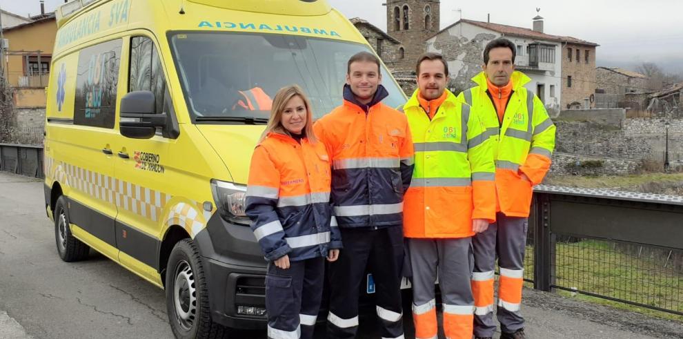 La Unidad Móvil de Emergencias de Sobrarbe y Ribagorza cumple un año de actividad con 168 avisos atendidos