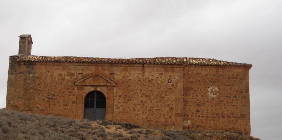 Comienzan las obras de consolidación de fachadas en la ermita de Pozuel de Ariza 