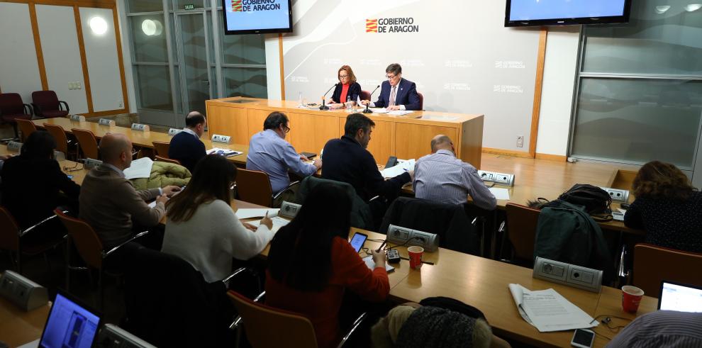 El Gobierno de Aragón se marca como objetivo remitir a las Cortes 38 proyectos de ley durante el año 2020
