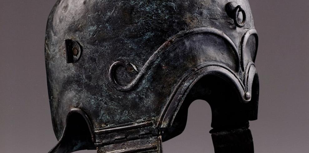 Un nuevo casco de Aratis llega a Aragón para completar la exposición del Museo de Zaragoza 