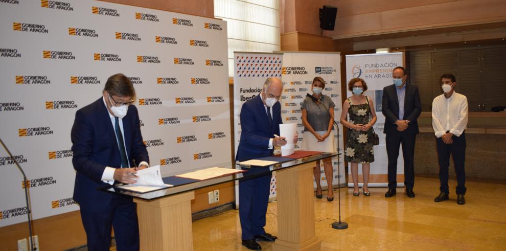 El Gobierno de Aragón impulsa el emprendimiento a través de dos convenios con la Fundación Ibercaja