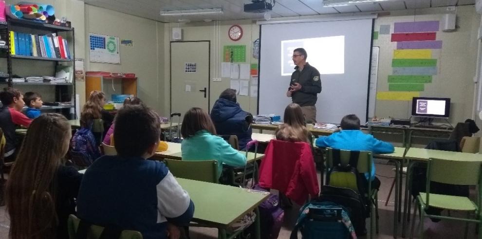 Los alumnos de Infantil y Primaria de la Comarca del Sobrarbe aprenden la importancia del respeto al medio natural