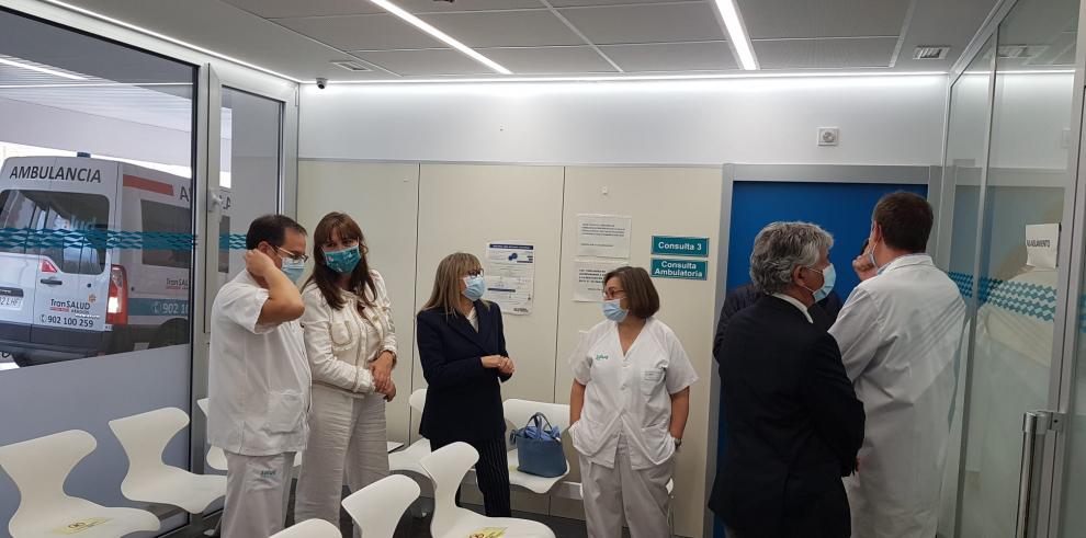 Repollés revalida el compromiso del Gobierno de Aragón con la construcción de los dos nuevos hospitales de la provincia de Teruel