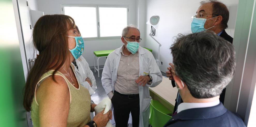 El centro de salud de Los Olivos, en Huesca, funcionará al 100% a partir del próximo lunes