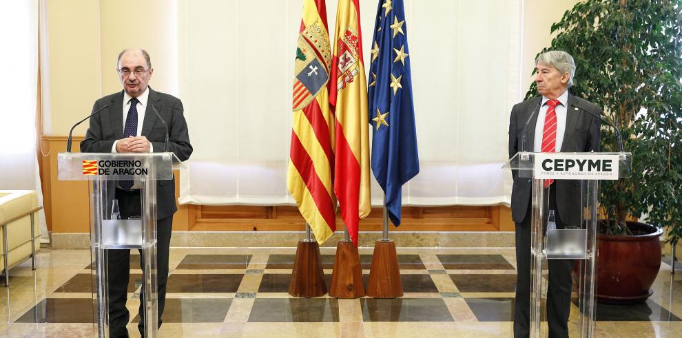 El Gobierno de Aragón trabaja con las pymes para aceleerar la vuelta a la normalidad