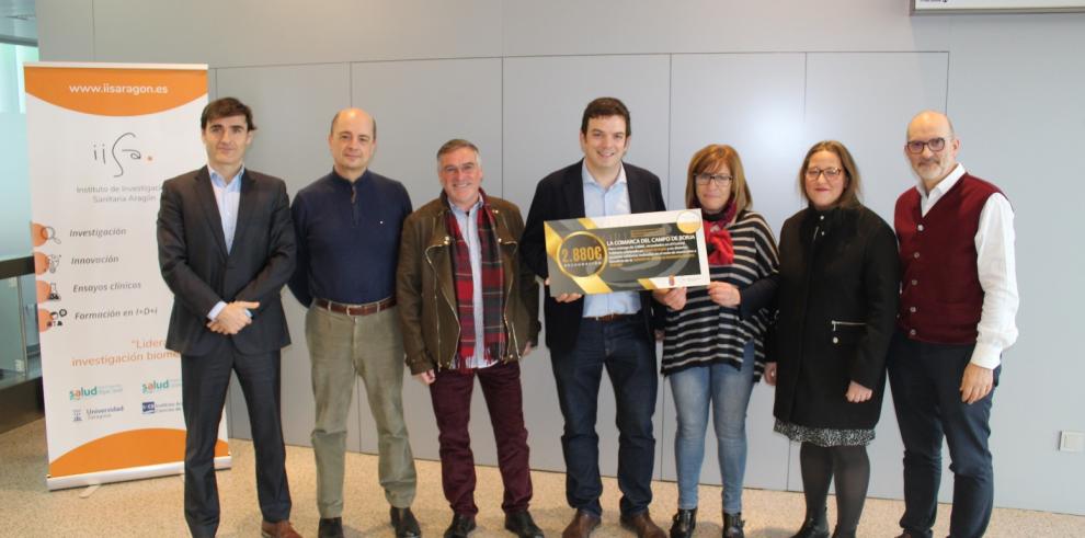 La Comarca del Campo de Borja colabora con el IIS Aragón en investigación contra el cáncer gracias a sus acciones solidarias