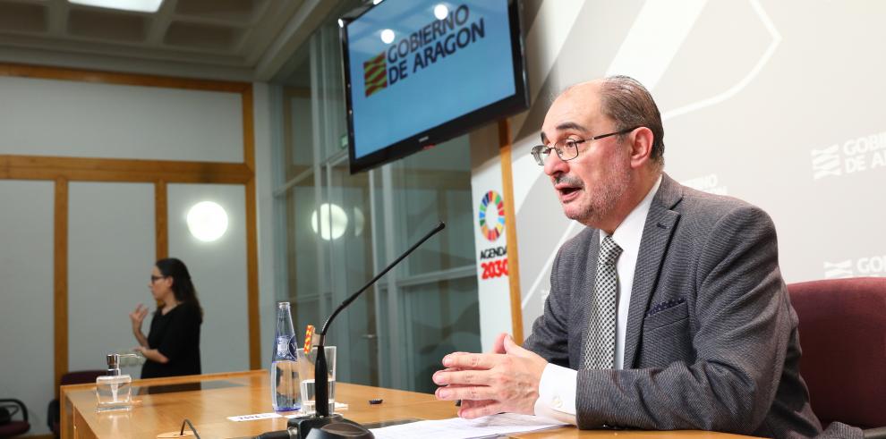 El Presidente de Aragón pide el rescate del sector turístico y poner fin al monopolio de las grandes agencias de venta on line