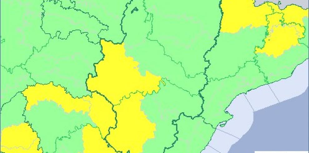 Se mantiene aviso nivel amarillo por temperaturas mínimas en diversas zonas de Aragón