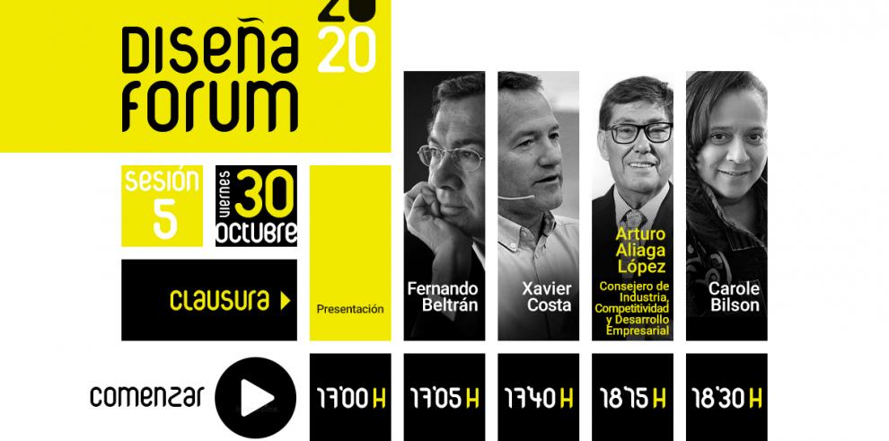 Aragón celebra la VI edición del Foro Internacional de Diseño y Empresa Diseña Forum del 26 al 30 de octubre