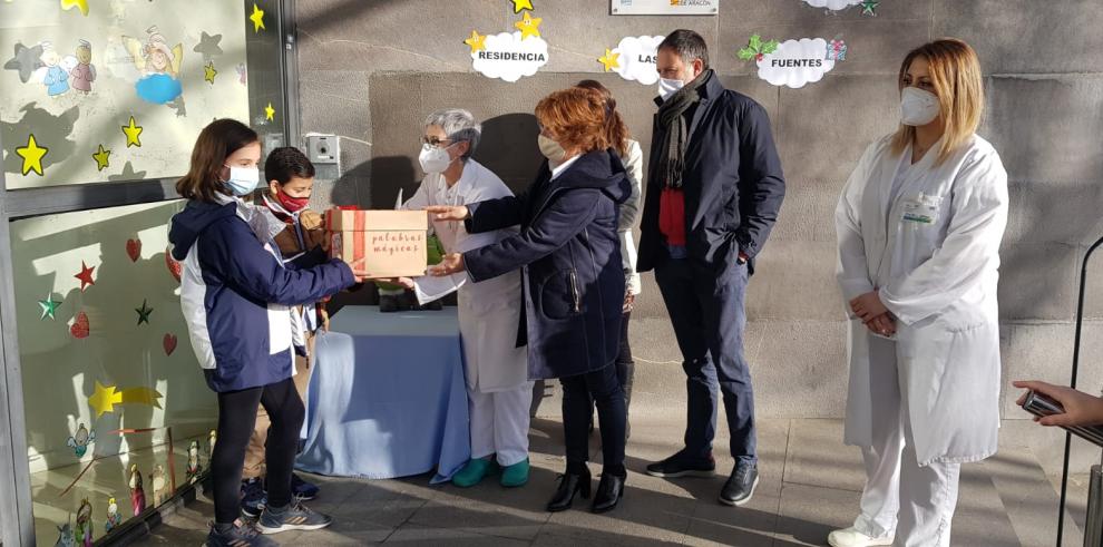 Las Cajas de las Palabras Mágicas llegan ya a las residencias procedentes de más de 60 colegios de todo Aragón