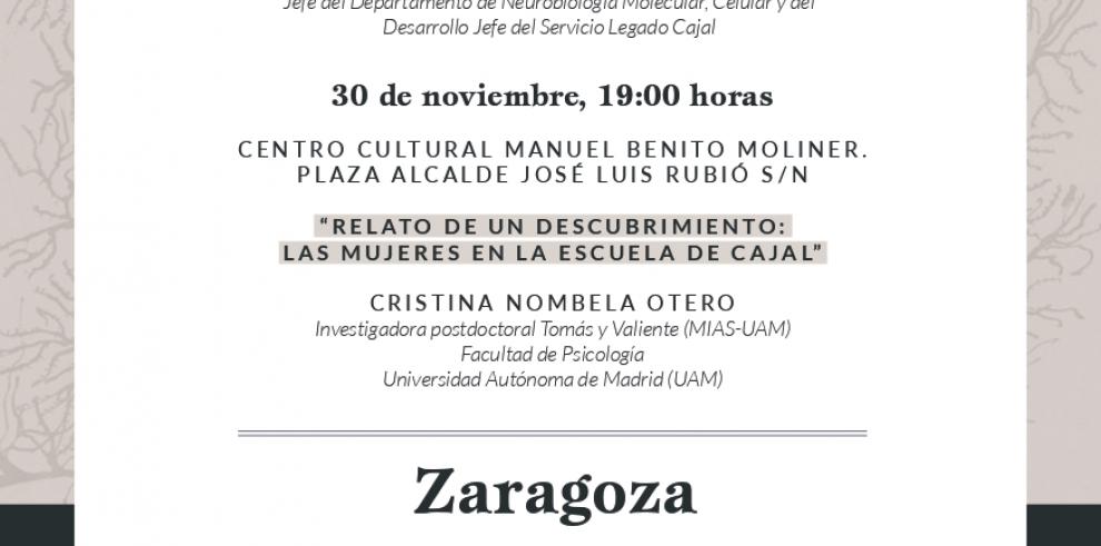 La figura de Ramón y Cajal protagoniza un ciclo de conferencias impulsado por Gobierno de Aragón, Ayuntamiento de Huesca y CSIC