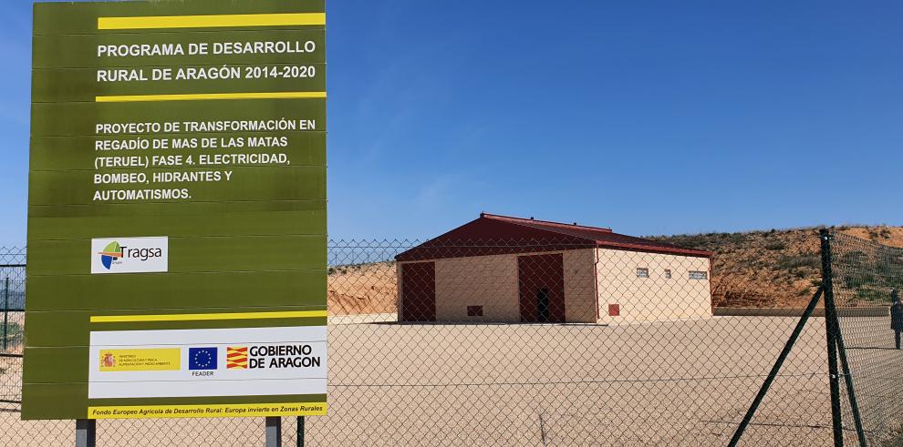 El Gobierno de Aragón pone fin a la demanda histórica de la Comunidad de Regantes de Mas de las Matas con la entrega simbólica de su regadío social, tras una inversión de casi 5M€