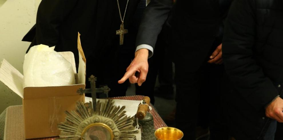 Lérida ha devuelto 23 de los 111 bienes que tenían que llegar hoy al Museo Diocesano de Barbastro