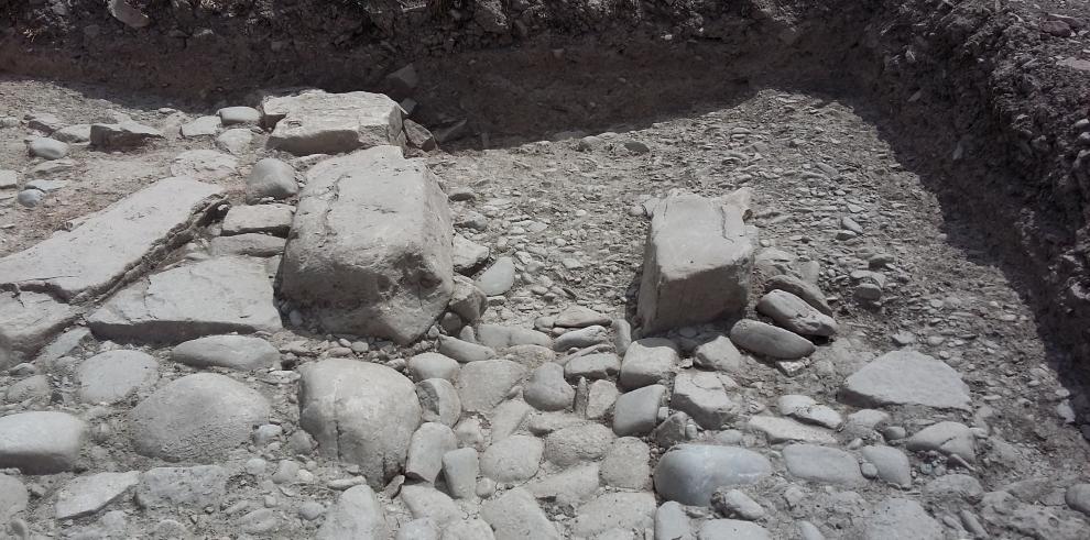 El Gobierno de Aragón impulsa las labores de protección, investigación y difusión del yacimiento romano del Forau de la Tuta, localizado en Artieda