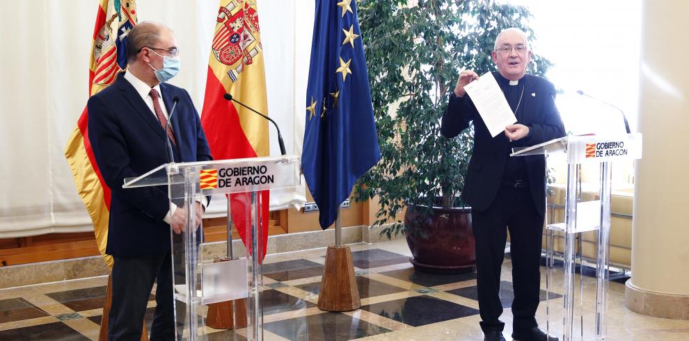 El Gobierno de Aragón accede a prestar su ayuda para el retorno de los bienes de las parroquias aragonesas