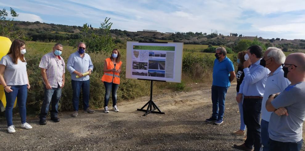 Finalizadas las obras de mejora en la carretera A-1226 entre Fornillos y Berbegal