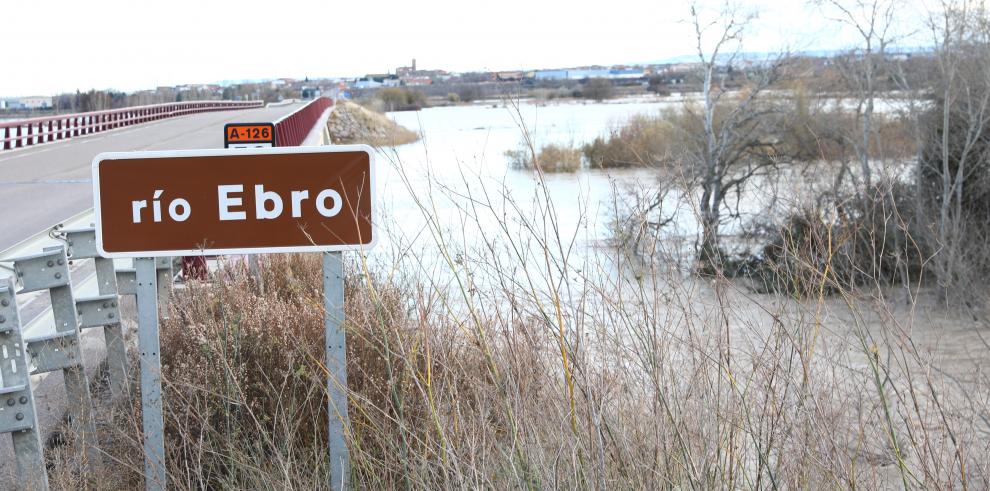 El Gobierno de Aragón instala en Luceni el Puesto de Mando Avanzado ante la riada del Ebro