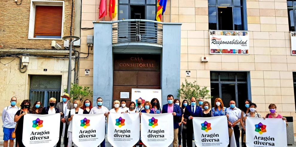 Veintisiete entidades locales se suman a la Red Aragón Diversa para fomentar la igualdad real y efectiva de las personas LGTBI en toda la Comunidad